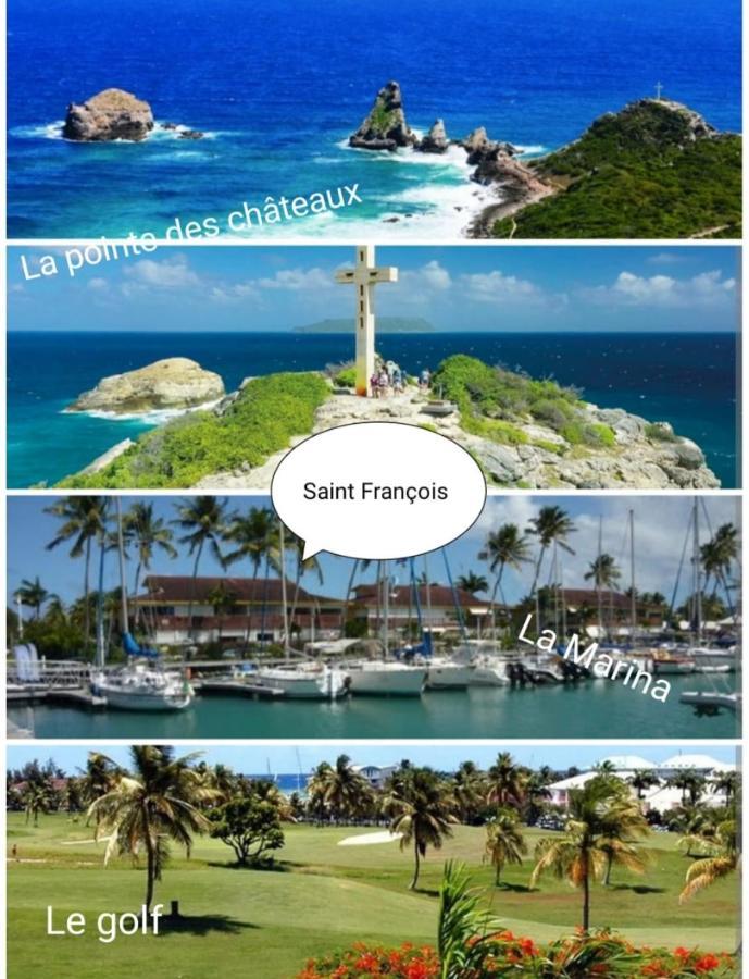 Bungalow Tout Confort Avec Piscine Partagee A 5 Mn De La Mer Saint-Francois  Extérieur photo