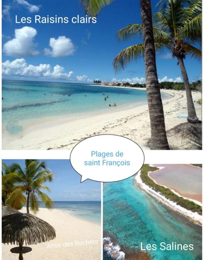 Bungalow Tout Confort Avec Piscine Partagee A 5 Mn De La Mer Saint-Francois  Extérieur photo